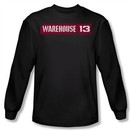 Warehouse 13 Shirt Logo Long Sleeve Black Tee T-Shirt