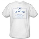 Warehouse 13 Shirt Now Leaving Univille Adult White Tee T-Shirt