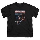 WarGames  Kids Shirt Movie Poster Black T-Shirt