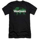 WarGames  Slim Fit Shirt Game Board Black T-Shirt