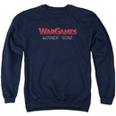 WarGames  Sweatshirt Winner None Adult Navy Blue Sweat Shirt