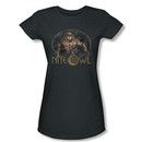Watchmen Juniors T-shirt Movie Superhero Nite Owl Charcoal Tee Shirt