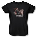 Watchmen Ladies T-shirt Movie Superhero Comedian Black Tee Shirt