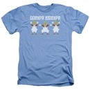 Willy Wonka and The Chocolate Factory Shirt Oompa Loompa Heather Light Blue T-Shirt