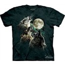 Wolf Shirt Three Wolf Moon Tie Dye T-shirt Adult Tee