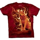 Wolf Shirt Tie Dye T-shirt Wolves Phoenix Adult Tee