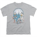Wonder Woman Kids Shirt Friends Silver T-Shirt
