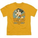 Wonder Woman Kids Shirt Glowing Gold T-Shirt