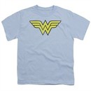 Wonder Woman Kids Shirt Logo Light Blue T-Shirt