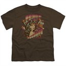 Wonder Woman Kids Shirt Peace Coffee T-Shirt