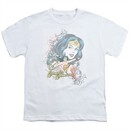 Wonder Woman Kids Shirt Scroll White T-Shirt