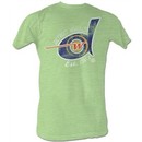 World Football League T-Shirt ? Detroit Wheels 1973 Adult Green Tee