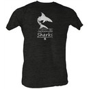 World Football League T-Shirt Jacksonville Sharks Black Tee Shirt