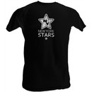 World Football League T-Shirt New York Stars Adult Black Tee Shirt