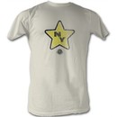 World Football League T-Shirt New York Stars Dirty White Tee Shirt