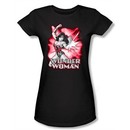 Justice League Juniors T-shirt Wonder Woman Red and Gray Tee Shirt