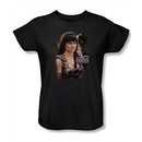 Xena: Warrior Princess Ladies Shirt Black Tee T-Shirt