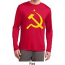 Yellow Hammer and Sickle Mens Dry Wicking Long Sleeve Shirt