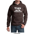 Yoga Cause Punching People is Frowned Upon Hoodie