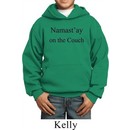 Yoga Namastay Home on the Couch Kids Hoodie