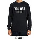 You Are Here Kids Dry Wicking Long Sleeve Shirt