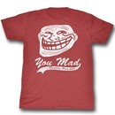 You Mad Shirt Since 2008 Adult Heather Red Tee T-Shirt