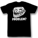 You Mad Shirt U Troll Face Problem Adult Black Tee T-Shirt