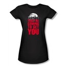Zombie Juniors T-Shirt They're Coming To Get You Black Tee Shirt