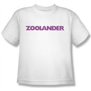 Zoolander Shirt Kids Logo White Youth Tee T-Shirt