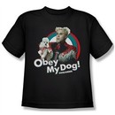 Zoolander Shirt Kids Obey My Dog Black Youth Tee T-Shirt