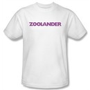 Zoolander Shirt Logo Adult White Tee T-Shirt