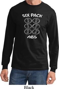 6 Pack Abs Beer Funny Long Sleeve Shirt