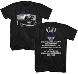 Aerosmith Shirt Pump Album Front And Back Black T-Shirt