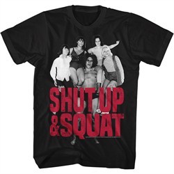 Andre The Giant Shirt Shut Up & Squat Black T-Shirt