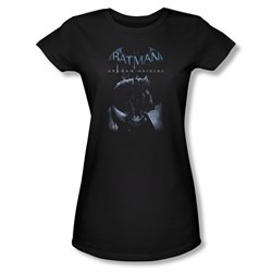 Arkham Origins Shirt Juniors Perched Black T-Shirt