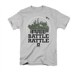 Army Shirt Full Battle Silver T-Shirt