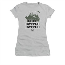 Army Shirt Juniors Full Battle Silver T-Shirt