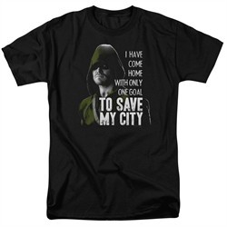 Arrow Shirt Save My City Black T-Shirt