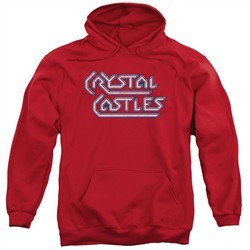 Atari Hoodie Crystal Castles Logo Red Sweatshirt Hoody