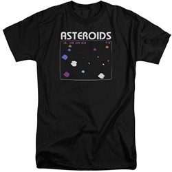 Atari Shirt Asteroids Screen Black Tall T-Shirt