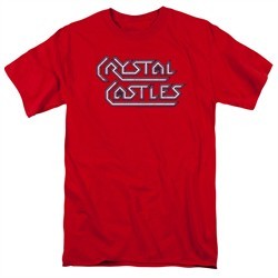 Atari Shirt Crystal Castles Logo Red T-Shirt
