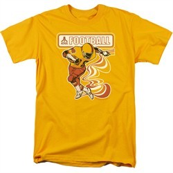 Atari Shirt Football Player Gold T-Shirt