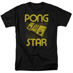 Atari Shirt Pong Star Black T-Shirt