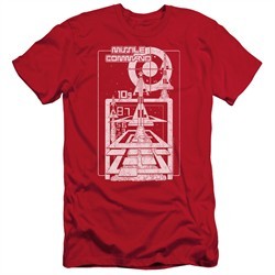 Atari Slim Fit Shirt Lift Off Red T-Shirt