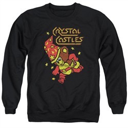 Atari Sweatshirt Crystal Bear Adult Black Sweat Shirt