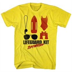 Baywatch Shirt Lifeguard Kit Yellow T-Shirt
