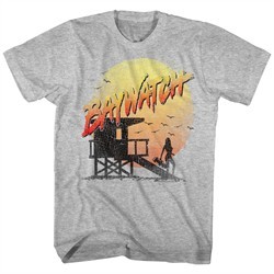 Baywatch Shirt Lifeguard Station Athletic Heather T-Shirt