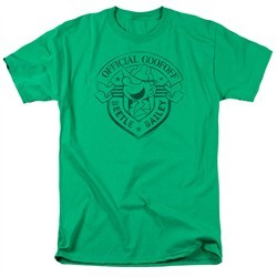 Beetle Bailey Shirt Official Badge Kelly Green T-Shirt