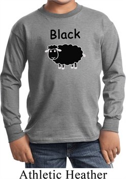 Black Sheep of the Family Funny Kids Long Sleeve Shirt