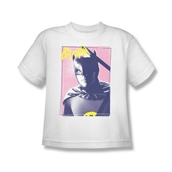 Classic Batman Shirt Kids Batman Portrait White T-Shirt
